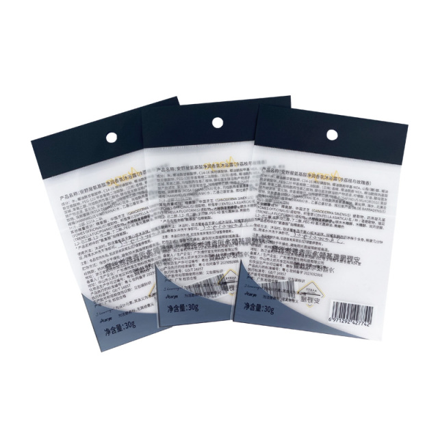 Self-Sealing Header Bags | Peel & Stick Lip with Round Hang Holes