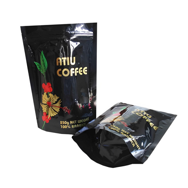 Custom Coffee Stand-up Pouches with Valve | High Aroma Barrier Packaging