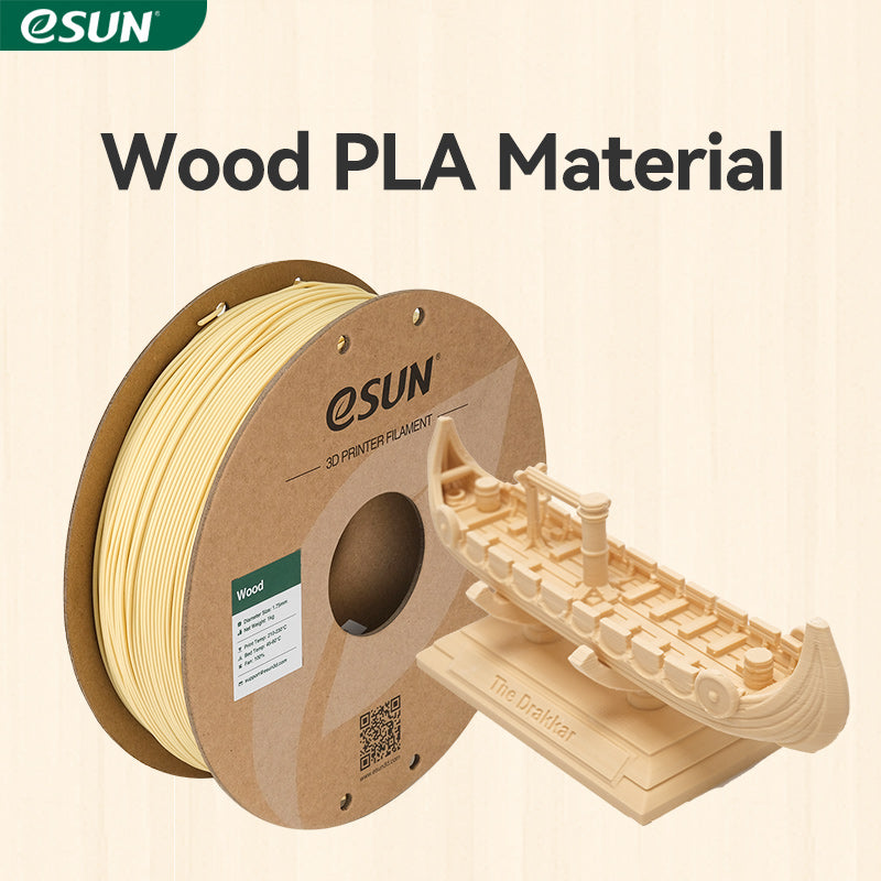 eSUN Wood PLA 1.75mm 3D Filament 1KG