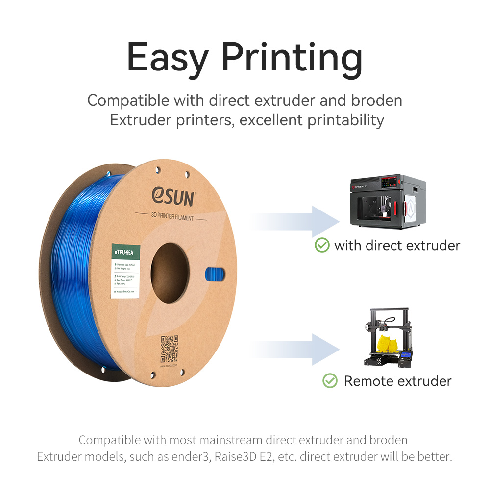 eSUN eTPU-95A 1.75mm 3D Filament 1KG