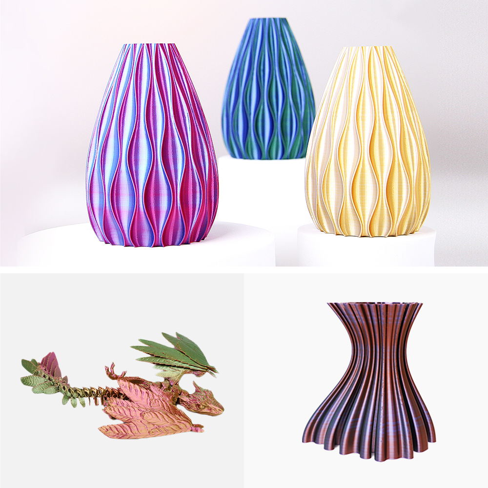 eSUN eSilk-PLA Magic 1.75mm 3D Filament 1KG
