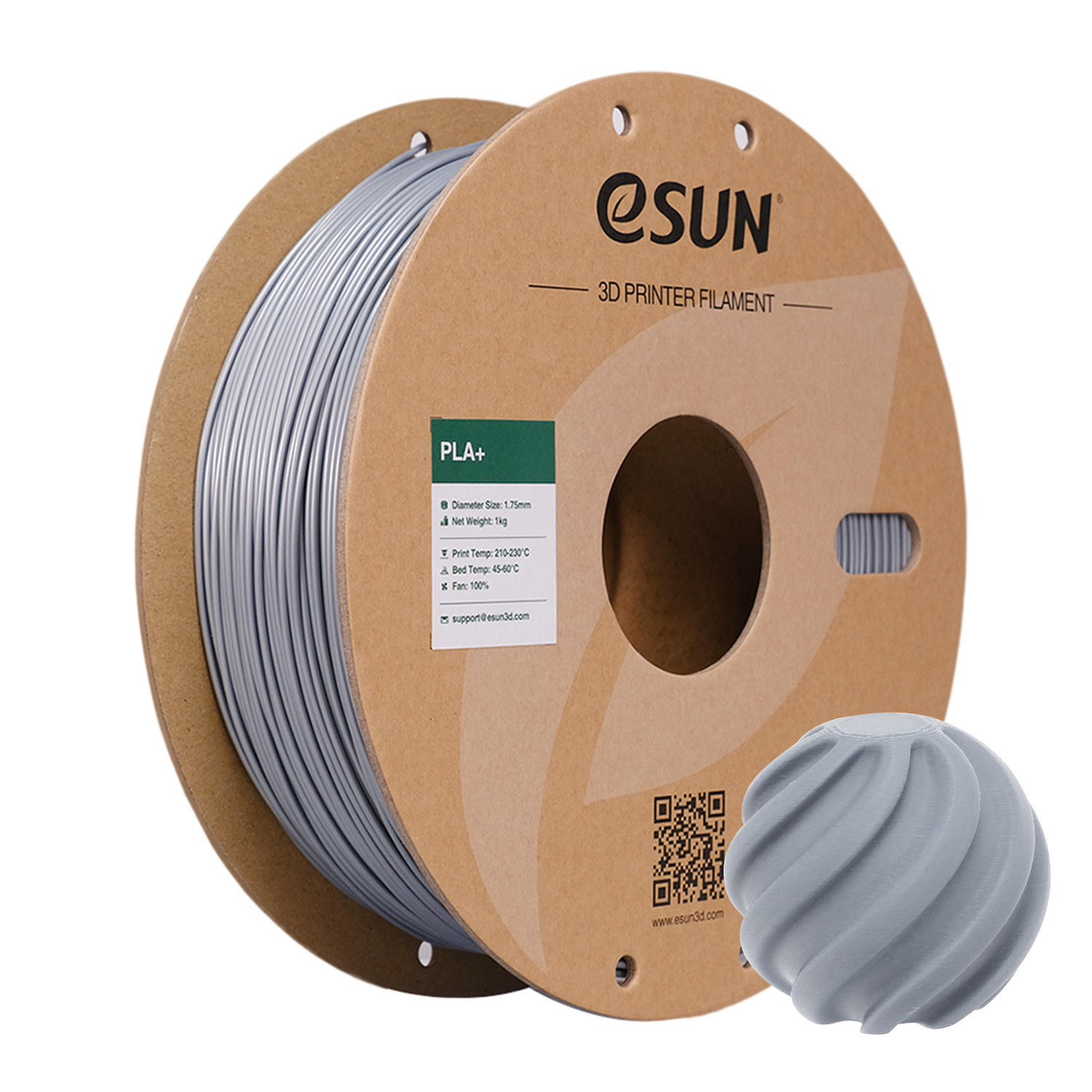 eSUN PLA+ 1.75mm 3D Filament 1KG