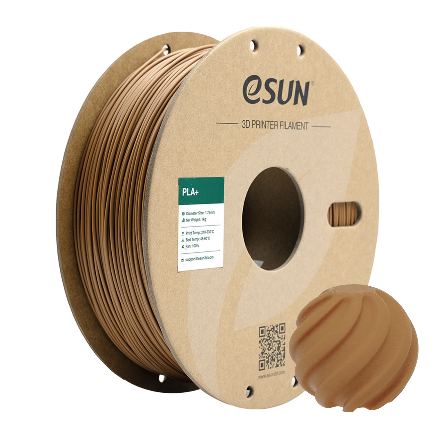 eSUN PLA+ 1.75mm 3D Filament 1KG