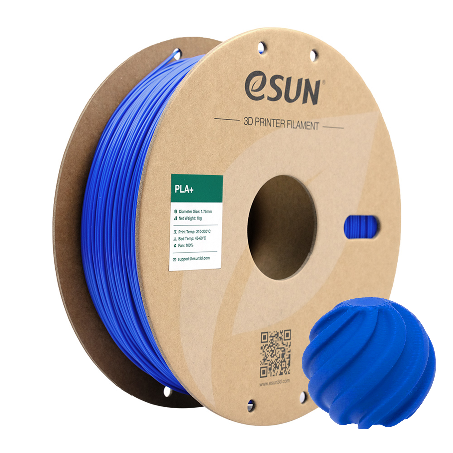 eSUN PLA+ 1.75mm 3D Filament 1KG