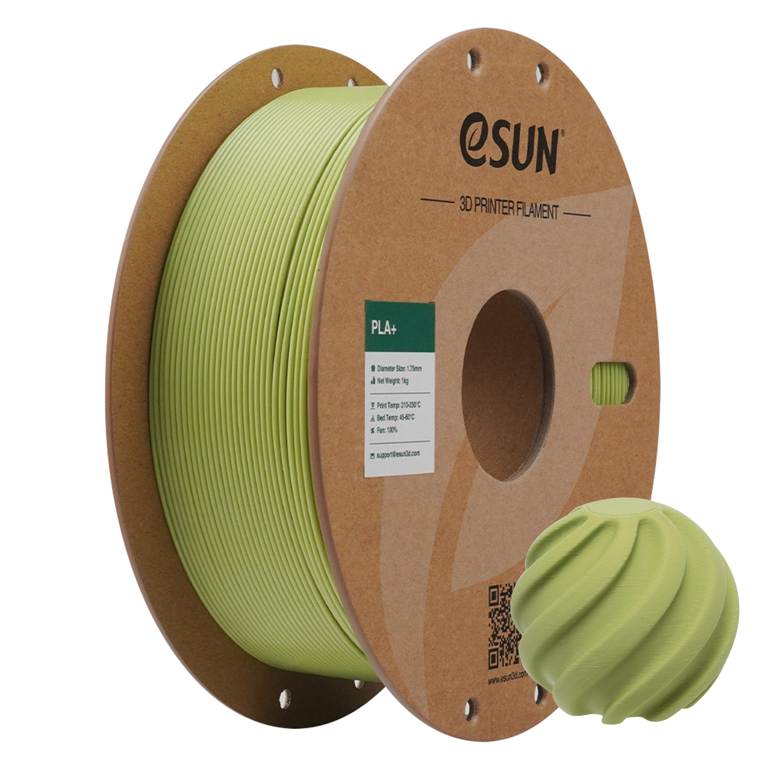 eSUN PLA+ 1.75mm 3D Filament 1KG
