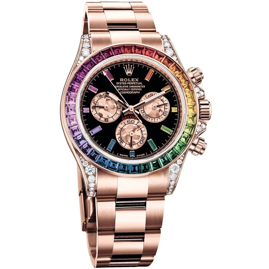 Rolex Cosmograph Daytona Series 116595 RBOW Watch (Rainbow Daytona)