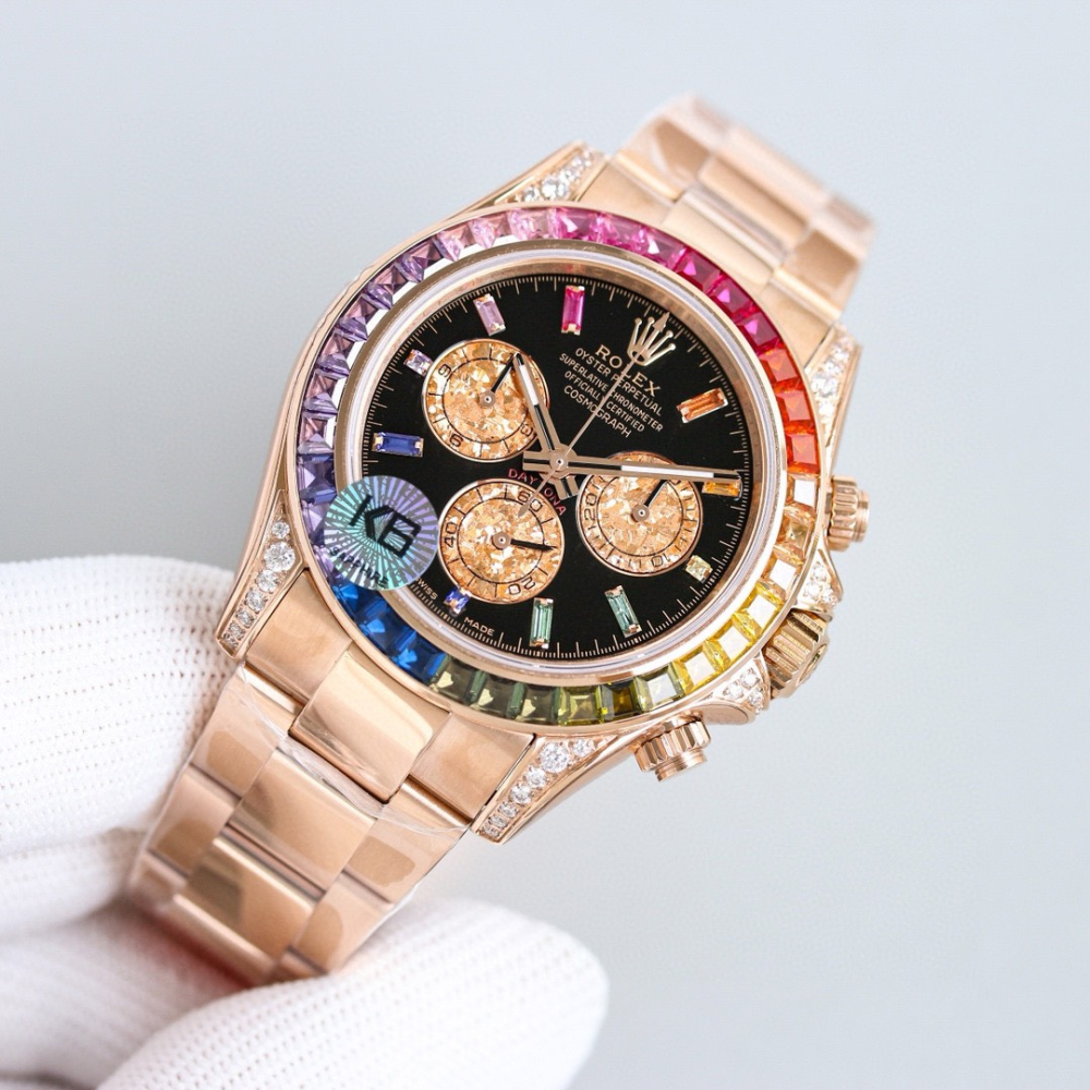 Rolex Cosmograph Daytona Series 116595 RBOW Watch (Rainbow Daytona)