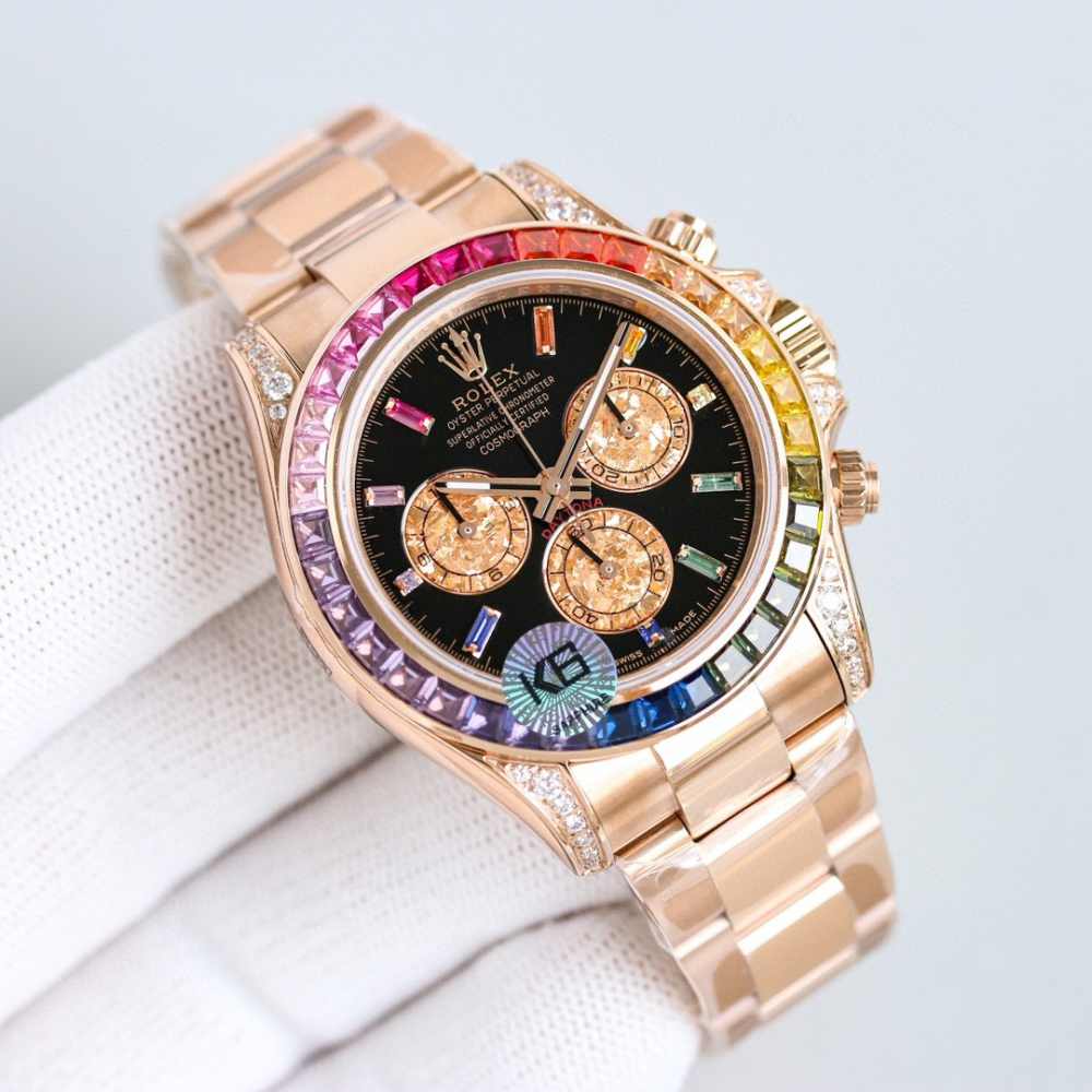 Rolex Cosmograph Daytona Series 116595 RBOW Watch (Rainbow Daytona)