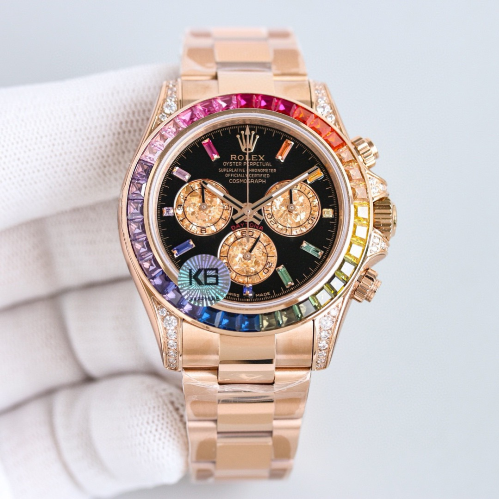 Rolex Cosmograph Daytona Series 116595 RBOW Watch (Rainbow Daytona)