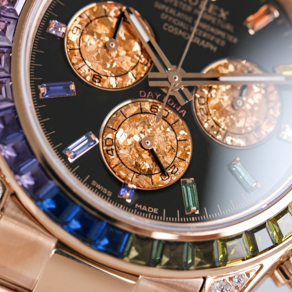 Rolex Cosmograph Daytona Series 116595 RBOW Watch (Rainbow Daytona)