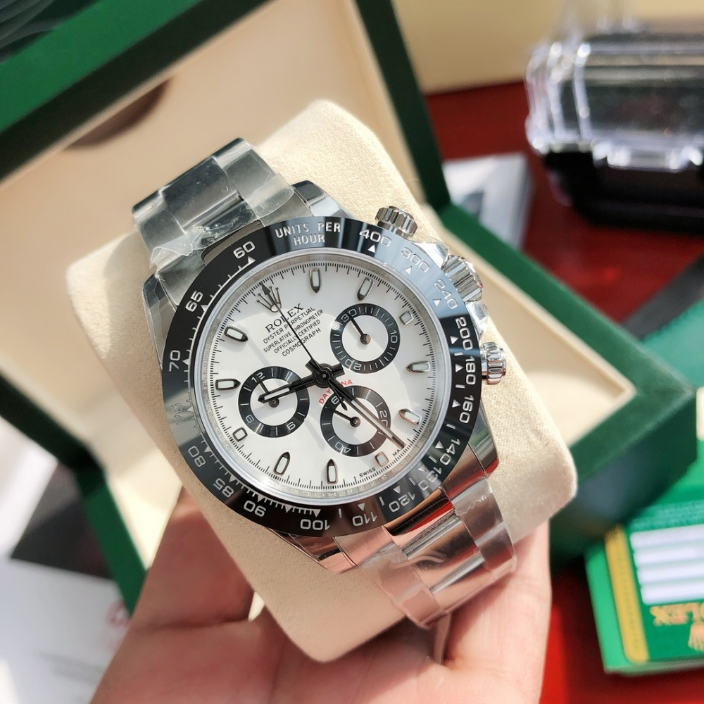 Rolex Cosmograph Daytona Series M116500LN-0001 Watch (Panda Daytona)