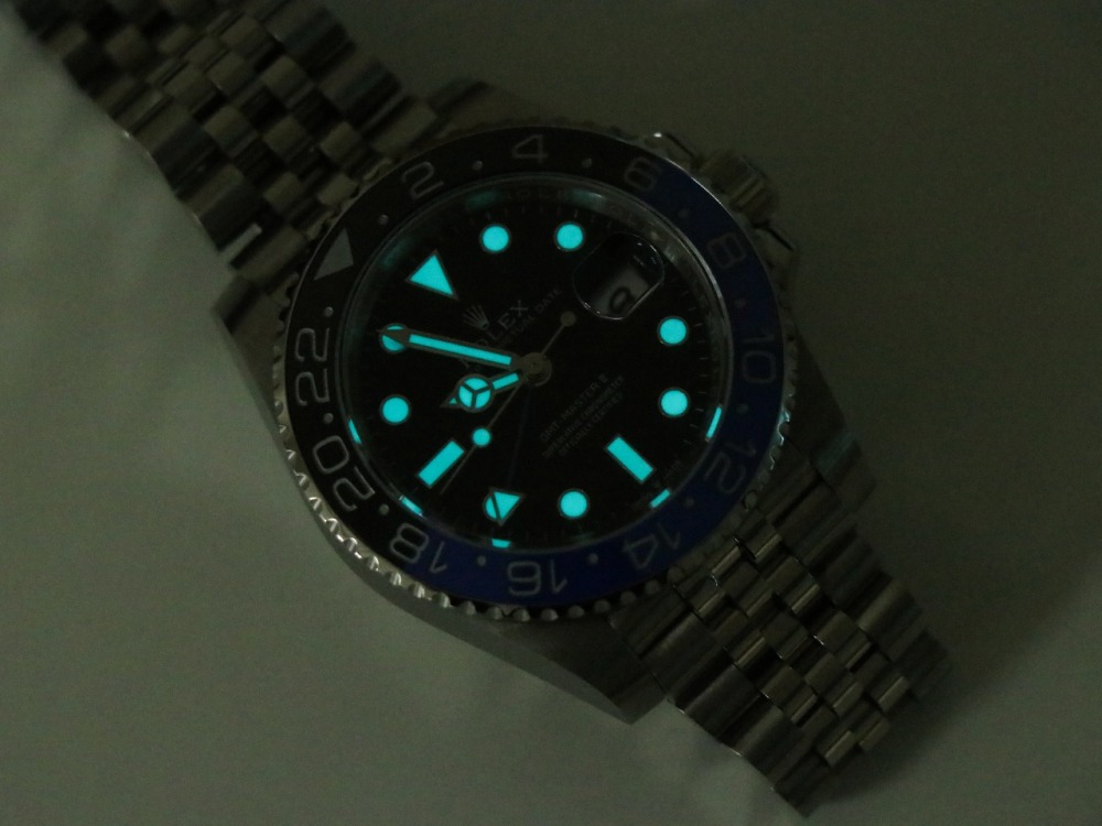 Rolex Greenwich II series m126710blnr-0002 watch (blue and black circle)