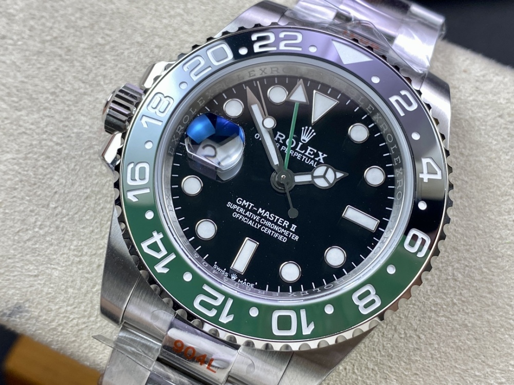 Rolex GMT-Master II Series M126720VTNR-0002 Watch (Left-handed Sprite Bezel)