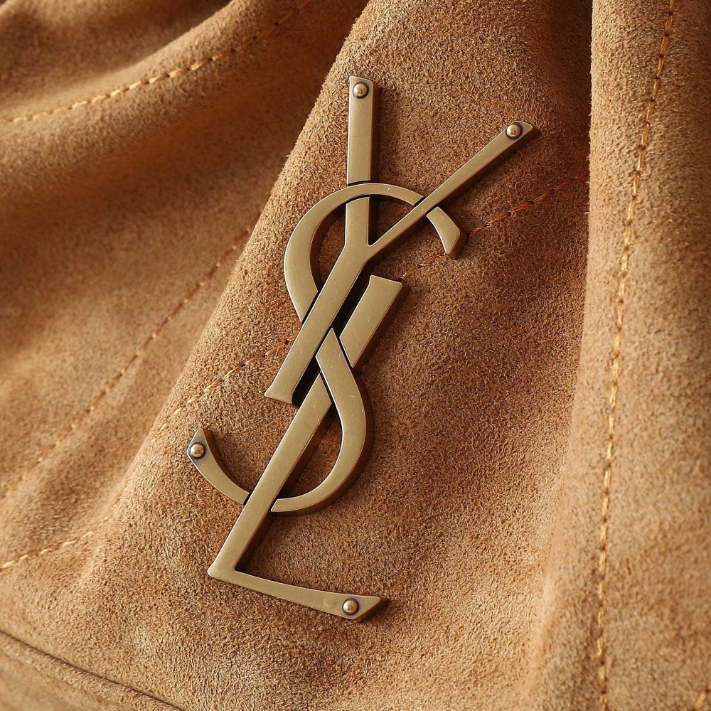 YSL Jamie 4.3 Medium Drawstring Suede Shoulder Bag