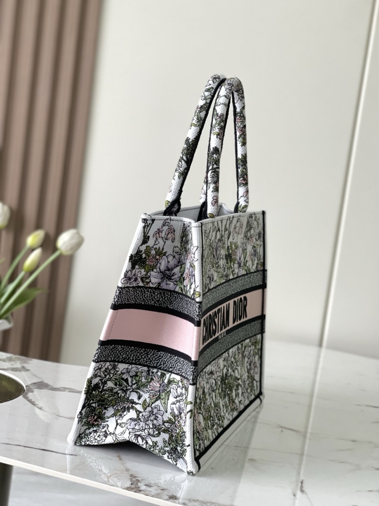 Dior book tote shopping bag