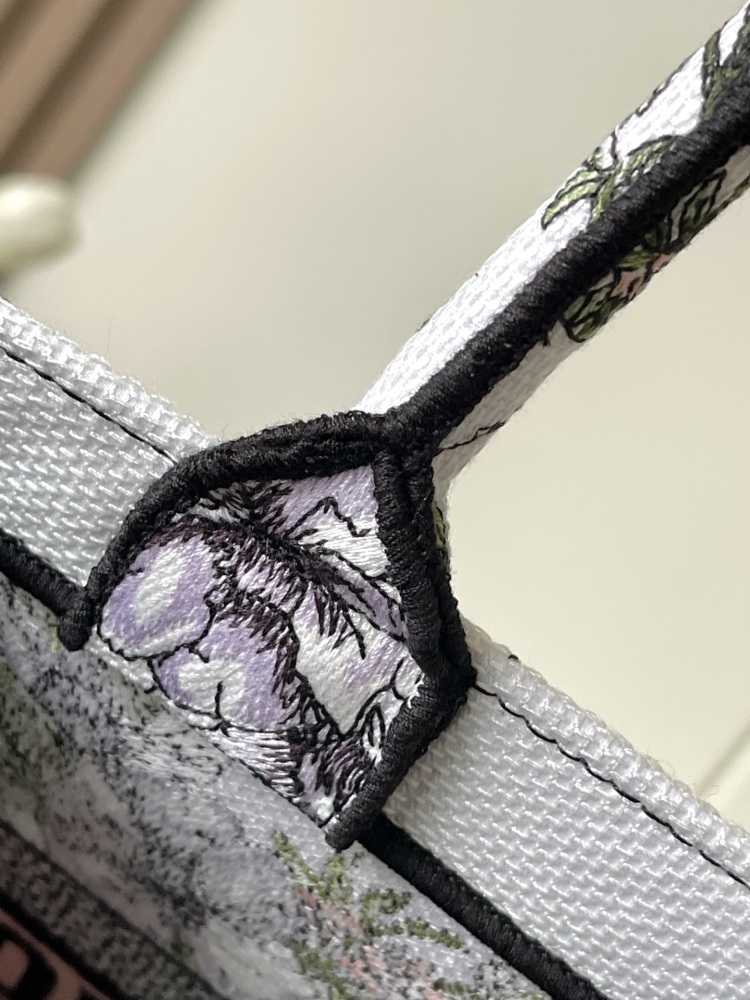 Dior book tote shopping bag