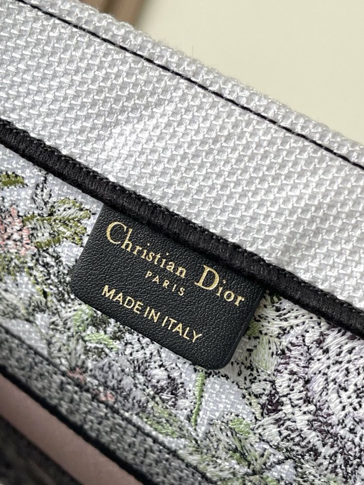 Dior book tote shopping bag