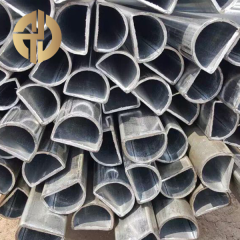 Tubo de aço com formato especial