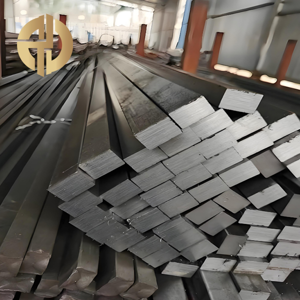 Barra retangular de aço