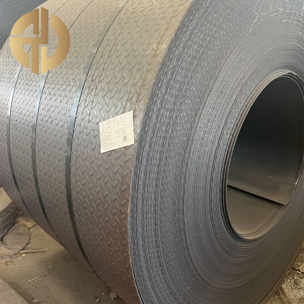 Bobina de aço quadriculada