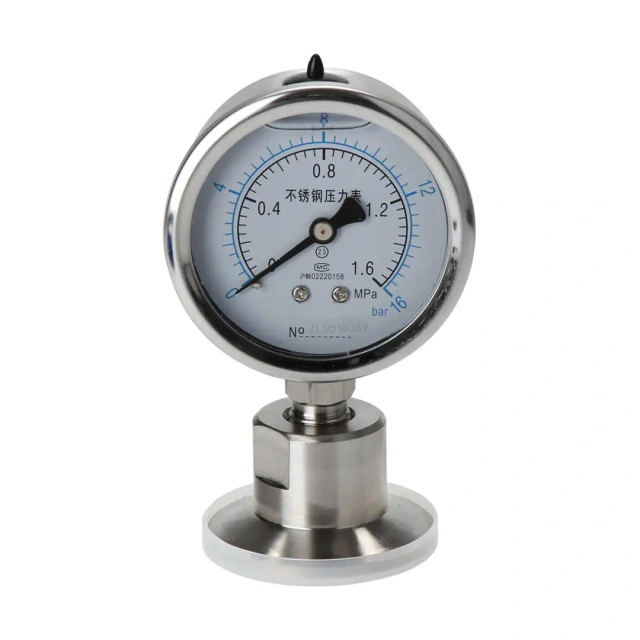 YNTP60-BF Stainless Steel Diaphragm Pressure Gauge