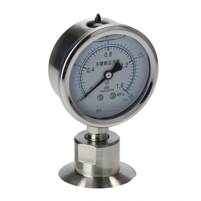YNTP60-BF Stainless Steel Diaphragm Pressure Gauge