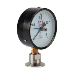YJ100 Series Memory Pressure Gauge Three Needle