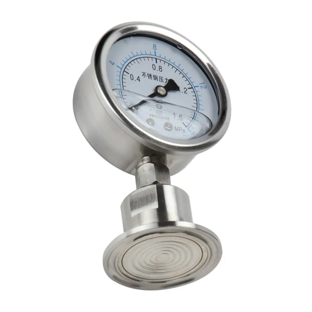 YNTP60-BF Stainless Steel Diaphragm Pressure Gauge