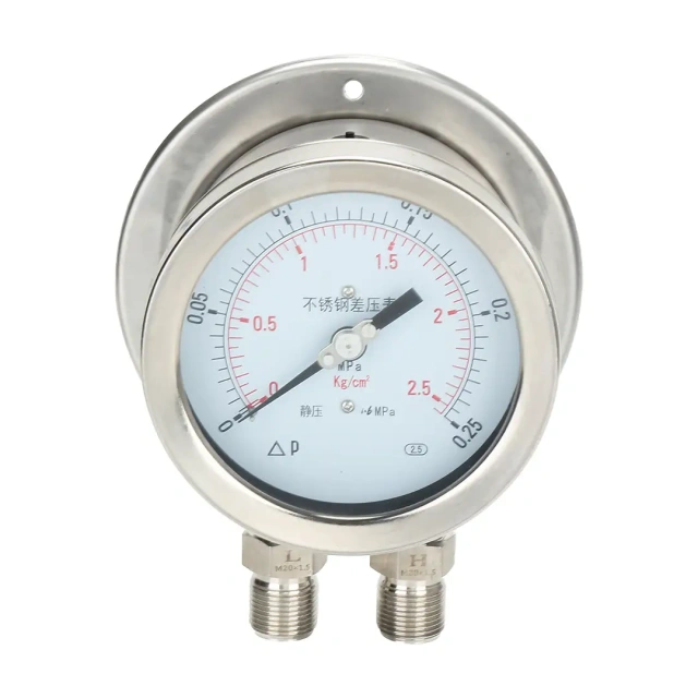 CYW100B Stainless Steel Differential Pressure Gauge
