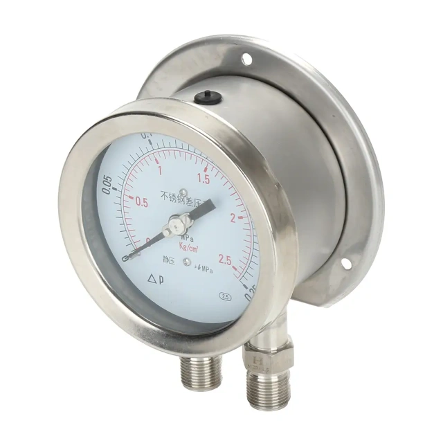 CYW100B Stainless Steel Differential Pressure Gauge
