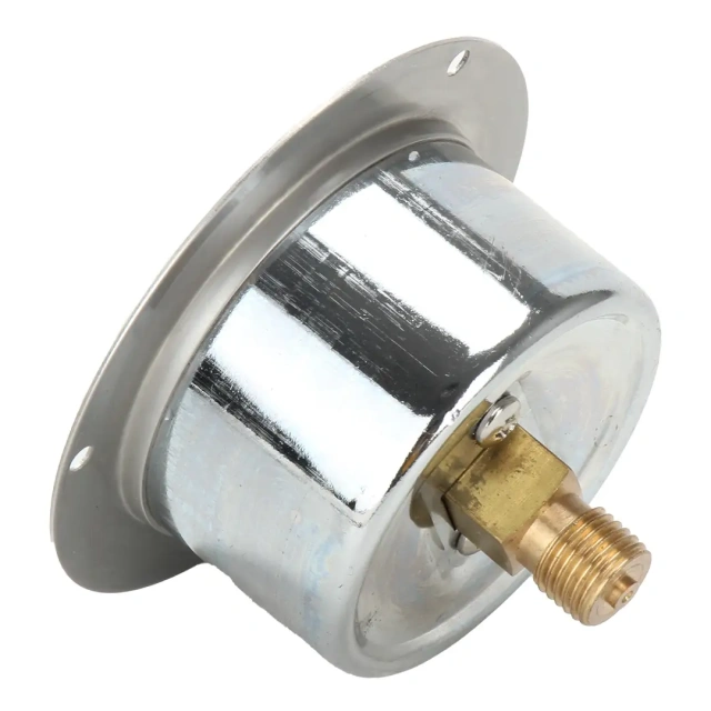 YE60ZT Stainless Steel Pressure Axial Capsule Micro Pressure Gauge With Flange