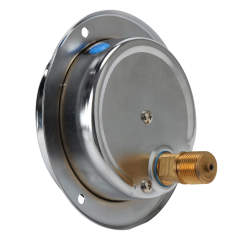 YN100-ZT Axial Shock-Proof Pressure Gauge With Behind Flange Edge