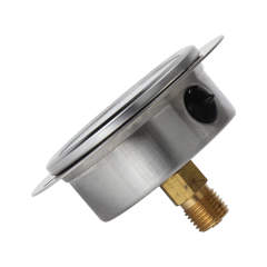 YN60ZT Axial Shock-Proof Pressure Gauge With Behind Flange Edge