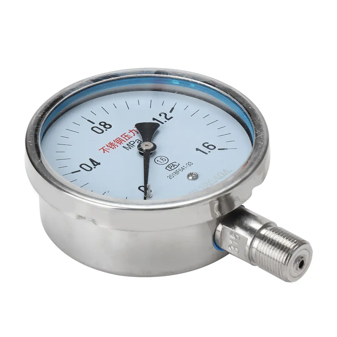 Y100BF Stainless Steel Pressure Gauge