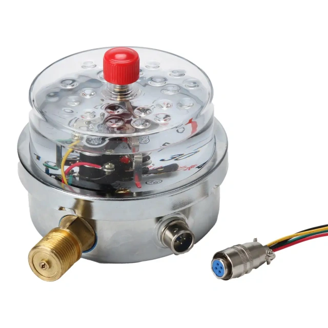 YNXC100 100mm electric contact pressure gauges automatic control alarm