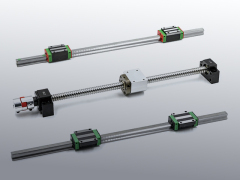 Square sliding block + Linear guide rail - Custom Aluminum Fabrication