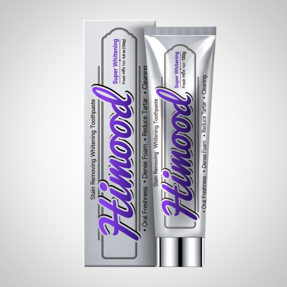 HIMOOD Daily Care Kit: Purple Toning Color-Correct Brightening Toothpaste