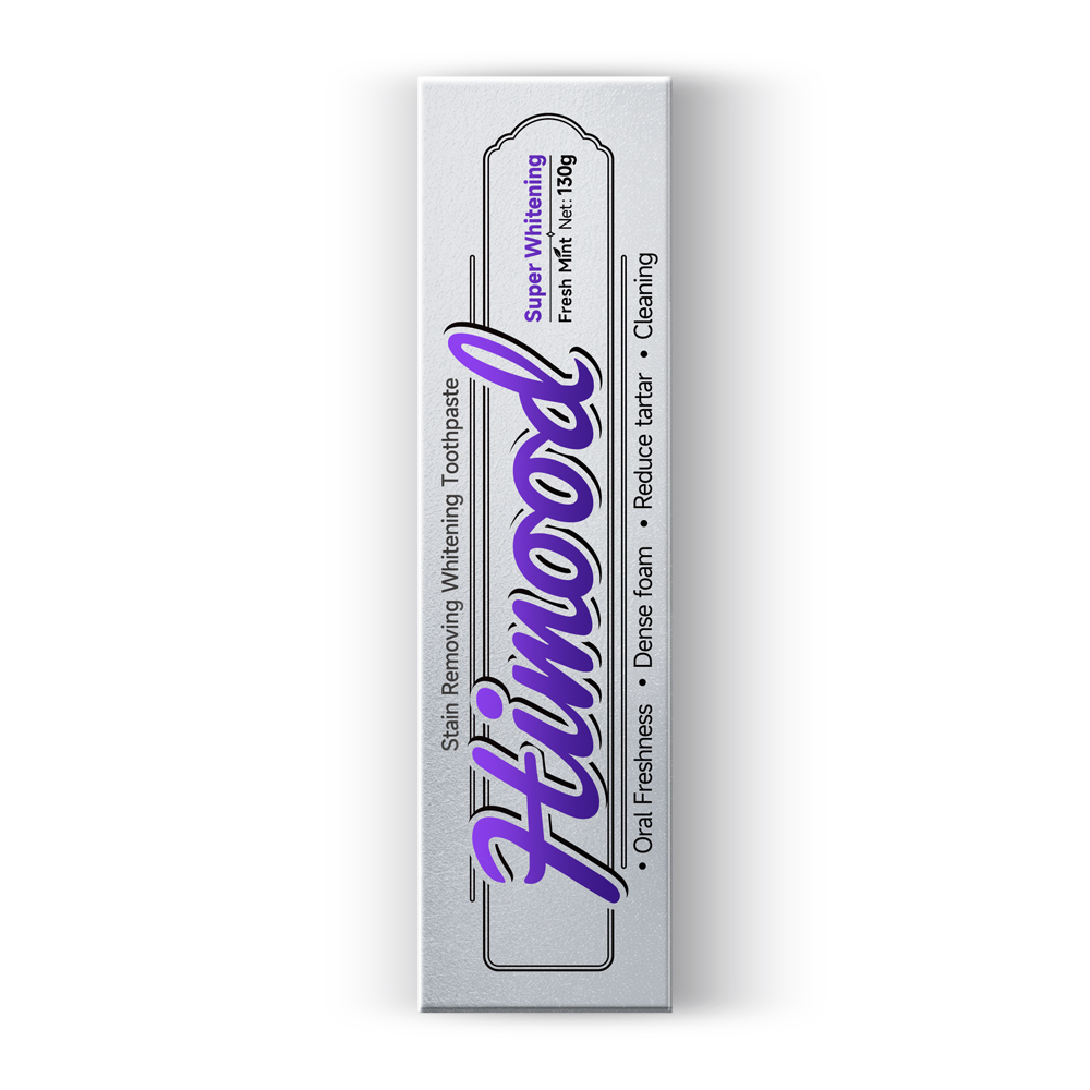 HIMOOD Daily Care Kit: Purple Toning Color-Correct Brightening Toothpaste