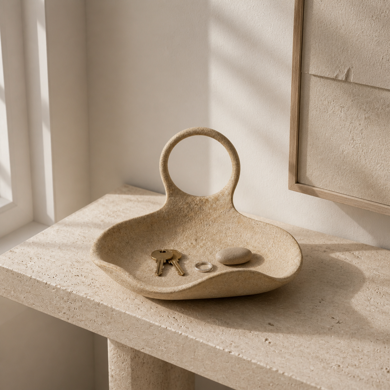 Halo Pulp vessel styled as an entryway catchall