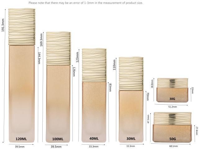 COSMETIC BOTTLE SET