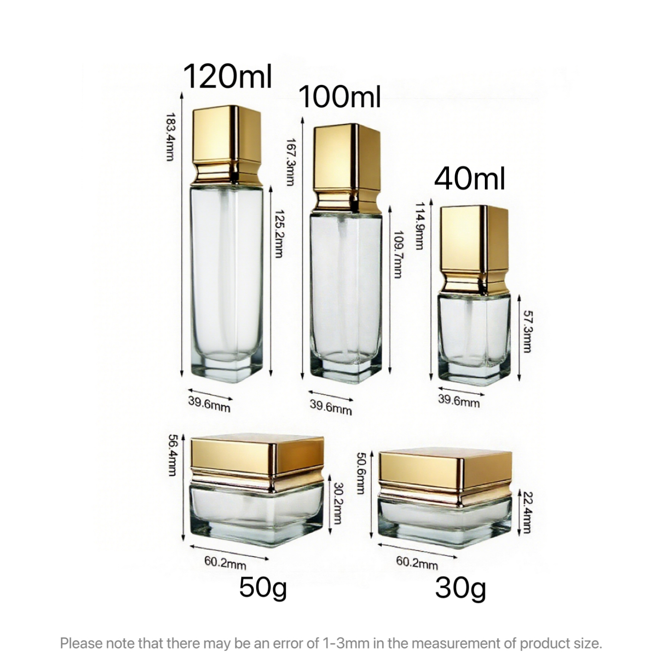 COSMETIC BOTTLE SET