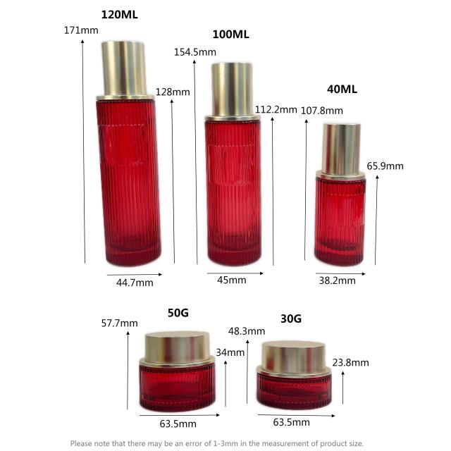COSMETIC BOTTLE SET
