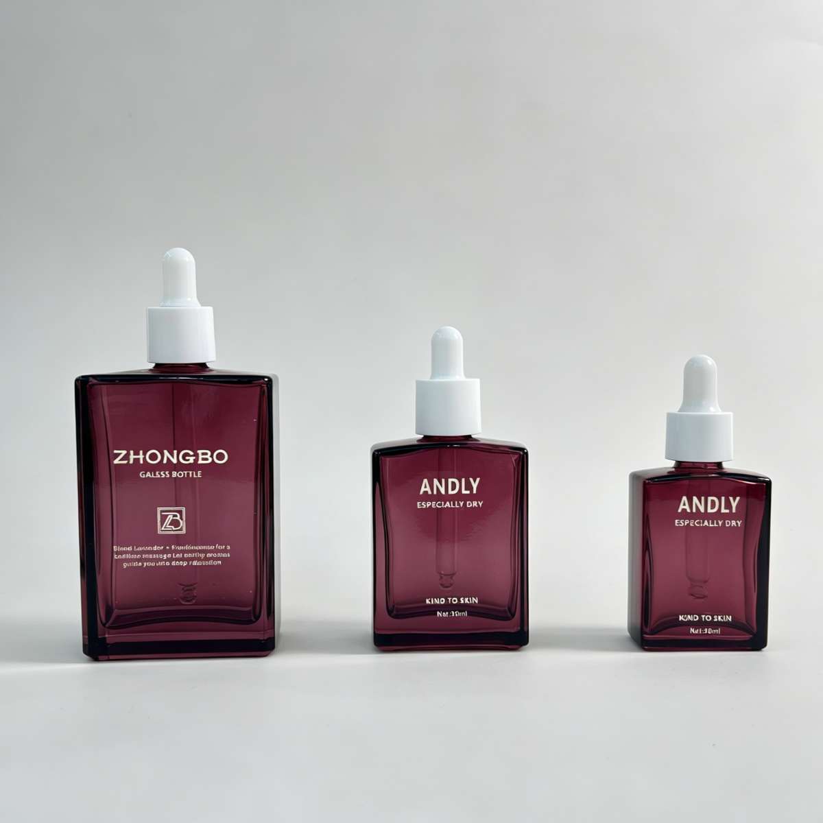 Essential Oil Glass Dropper Bottle