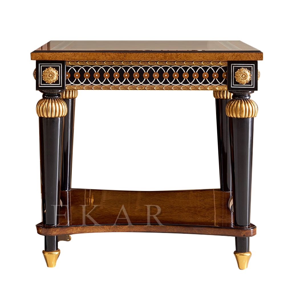 European-style golden luxury side coffee table high-end coffee table corner table,EKAR FURNITURE CO.,LTD,European-style golden luxury side coffee table high-end coffee table corner table,foshan furniture factory,custom Furniture factory,china furniture factory