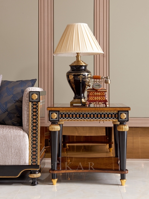 ,MY SHOP,European-style golden luxury side coffee table high-end coffee table corner table,foshan furniture factory,custom Furniture factory,china furniture factory