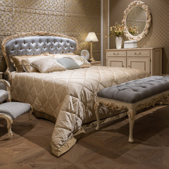 ,MY SHOP,Grey Upholstered Fabric Headboard King Size Bed Frame- Ekar Furniture,foshan furniture factory,custom Furniture factory,china furniture factory