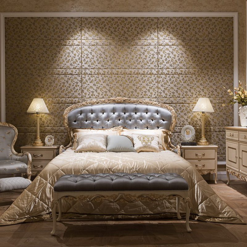 Grey Upholstered Fabric Headboard King Size Bed Frame,EKAR FURNITURE CO.,LTD,Grey Upholstered Fabric Headboard King Size Bed Frame- Ekar Furniture,foshan furniture factory,custom Furniture factory,china furniture factory