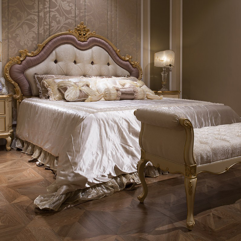 Fancy Soild Wood White Fabric Upholstered Headboards Beds,EKAR FURNITURE CO.,LTD,Fancy Soild Wood White Fabric Upholstered Headboards Beds  - Ekar Furniture,foshan furniture factory,custom Furniture factory,china furniture factory