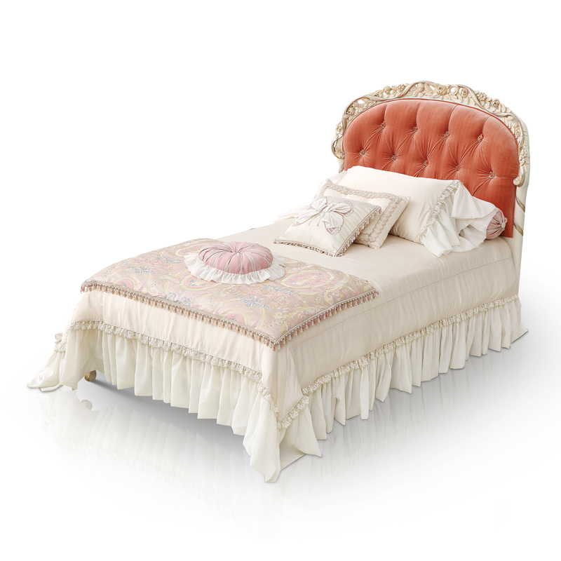 Girls Single Bed New Frames Full Size Upholstered Headboard For Sale,EKAR FURNITURE CO.,LTD,Girls Single Bed New Frames Full Size Upholstered Headboard For Sale - Ekar Furniture,foshan furniture factory,custom Furniture factory,china furniture factory
