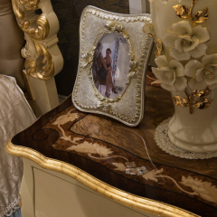 Ivory White Rococo Wooden Nightstand,EKAR FURNITURE CO.,LTD,,foshan furniture factory,custom Furniture factory,china furniture factory